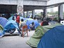 Палаточный городок во Франции Палаточный городок во Франции