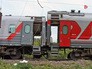 Жезнодорожные вагоны сошли с рельс Жезнодорожные вагоны сошли с рельс