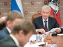 Мэр Москвы Сергей Собянин во время заседания президиума правительства Москвы Мэр Москвы Сергей Собянин во время заседания президиума правительства Москвы