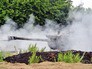 Украинская артиллерия ведет стрельбу в Донбассе Украинская артиллерия ведет стрельбу в Донбассе