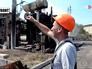 Последствия обстрела электростанции в Донбассе Последствия обстрела электростанции в Донбассе