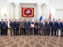 Мэр Москвы Сергей Собянин на вручении разрешения на осуществление таксомоторной деятельности в столице Мэр Москвы Сергей Собянин на вручении разрешения на осуществление таксомоторной деятельности в столице
