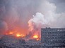 Пожар на складе в Китае Пожар на складе в Китае
