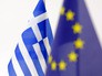 Флаги Евросоюза и Греции Флаги Евросоюза и Греции
