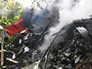 Спасатели на месте крушения самолёта в Словакии Спасатели на месте крушения самолёта в Словакии