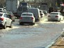 Потоп на проезжей части в Москве Потоп на проезжей части в Москве