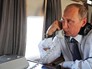 Президент РФ Владимир Путин в салоне вертолета Президент РФ Владимир Путин в салоне вертолета