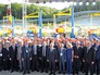 Владимир Путин и сотрудники нефтеперевалочного комплекса «Шесхарис» на церемонии ввода в эксплуатацию технологического тоннеля Владимир Путин и сотрудники нефтеперевалочного комплекса «Шесхарис» на церемонии ввода в эксплуатацию технологического тоннеля