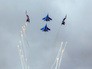 Показательные выступления российских истребителей Показательные выступления российских истребителей