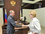 Президент России Владимир Путин и министр здравоохранения Вероника Скворцова Президент России Владимир Путин и министр здравоохранения Вероника Скворцова
