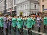 Во время шествия по Тверской улице в рамках международного военно-музыкального фестиваля "Спасская башня" Во время шествия по Тверской улице в рамках международного военно-музыкального фестиваля "Спасская башня"