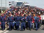 Полиция Венгрии держит мигрантов в оцеплении Полиция Венгрии держит мигрантов в оцеплении