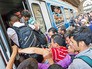 Мигранты на вокзале Будапешта Мигранты на вокзале Будапешта
