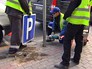 Установка знака парковки Установка знака парковки