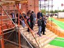 Комиссия осматривает ход строительства храма Комиссия осматривает ход строительства храма