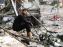 Результат артобстрела сирийского города Алеппо Результат артобстрела сирийского города Алеппо