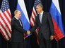 Владимир Путин и Барак Обама Владимир Путин и Барак Обама