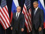 Владимир Путин и Барак Обама Владимир Путин и Барак Обама