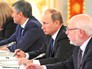 Президент России Владимир Путин на заседании Президент России Владимир Путин на заседании
