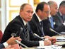 Владимир Путин на переговорах в «нормандском формате» Владимир Путин на переговорах в «нормандском формате»