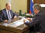 Президент России Владимир Путин и министр обороны России Сергей Шойгу Президент России Владимир Путин и министр обороны России Сергей Шойгу