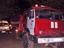 Пожарные на месте возгорания Пожарные на месте возгорания
