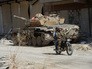 Боевая техника на передовой позиции в пригороде Дамаска Боевая техника на передовой позиции в пригороде Дамаска