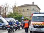 Спасатели на месте ДТП во Франции Спасатели на месте ДТП во Франции