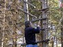 Демонтаж лабаза - вышки браконьеров Демонтаж лабаза - вышки браконьеров