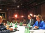 Министр иностранных дел России Сергей Лавров и глава европейской дипломатии Федерика Могерини Министр иностранных дел России Сергей Лавров и глава европейской дипломатии Федерика Могерини