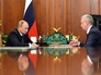Президент России Владимир Путин и мэр Москвы Сергей Собянин во время встречи Президент России Владимир Путин и мэр Москвы Сергей Собянин во время встречи