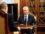 Президент России Владимир Путин и мэр Москвы Сергей Собянин во время встречи Президент России Владимир Путин и мэр Москвы Сергей Собянин во время встречи