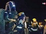 Спасатели МЧС на месте ДТП с участием автобуса Спасатели МЧС на месте ДТП с участием автобуса