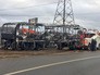 Остов сгоревшего автобуса Остов сгоревшего автобуса
