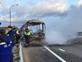 Сгоревший автобус Сгоревший автобус