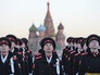 Курсанты военных училищ на Красной площади в Москве перед началом репетиции торжественного марша, посвященного параду 7 ноября 1941 года Курсанты военных училищ на Красной площади в Москве перед началом репетиции торжественного марша, посвященного параду 7 ноября 1941 года