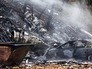 Результат падения самолёта на дом в США Результат падения самолёта на дом в США