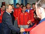 Президент России Владимир Путин встретился со спортсменами Президент России Владимир Путин встретился со спортсменами