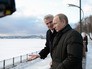 Президент России Владимир Путин и мэр Нижнего Тагила Сергей Носов во время осмотра набережной в Нижнем Тагиле Президент России Владимир Путин и мэр Нижнего Тагила Сергей Носов во время осмотра набережной в Нижнем Тагиле