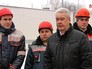 Сергей Собянин у тоннеля на Большой Академической улице Сергей Собянин у тоннеля на Большой Академической улице