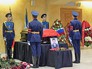 Почетный караул на церемонии прощания с героем России подполковником Воздушно-космических сил России Олегом Пешковым, погибшем в Сирии Почетный караул на церемонии прощания с героем России подполковником Воздушно-космических сил России Олегом Пешковым, погибшем в Сирии
