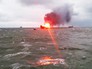 Пожар на нефтедобывающей платформе Пожар на нефтедобывающей платформе