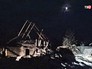 На месте возгорания бани, где погибли подростки На месте возгорания бани, где погибли подростки