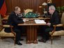 Президент России Владимир Путин и губернатор Пермского края Виктор Басаргин во время встречи в Кремле Президент России Владимир Путин и губернатор Пермского края Виктор Басаргин во время встречи в Кремле