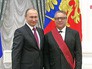 Президент России Владимир Путин и художественный руководитель Московского государственного театра эстрады Геннадий Хазанов Президент России Владимир Путин и художественный руководитель Московского государственного театра эстрады Геннадий Хазанов