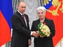 Президент России Владимир Путин и Наталья Солженицына, президент Русского благотворительного фонда Александра Солженицына Президент России Владимир Путин и Наталья Солженицына, президент Русского благотворительного фонда Александра Солженицына