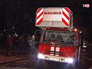 Пожарные машины на месте возгорания Пожарные машины на месте возгорания