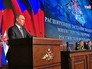 Президент России Владимир Путин выступает на расширенном заседании коллегии Министерства обороны России Президент России Владимир Путин выступает на расширенном заседании коллегии Министерства обороны России