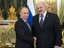 Президент России Владимир Путин и президент Белоруссии Александр Лукашенко во время встречи в Кремле Президент России Владимир Путин и президент Белоруссии Александр Лукашенко во время встречи в Кремле