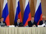 Председатель правительства России Дмитрий Медведев проводит совместное заседание правительственной комиссии Председатель правительства России Дмитрий Медведев проводит совместное заседание правительственной комиссии